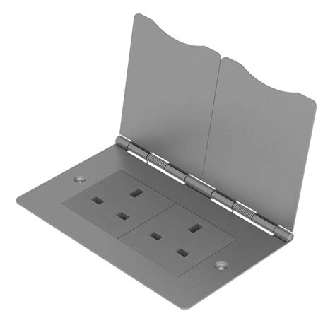 metal socket bracket|screwfix brushed steel sockets.